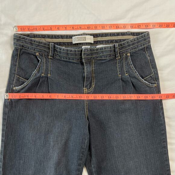 Route 66 Women's Wide Leg Dark Wash Jeans 14/15 Classic Fit - Picture 5 of 9